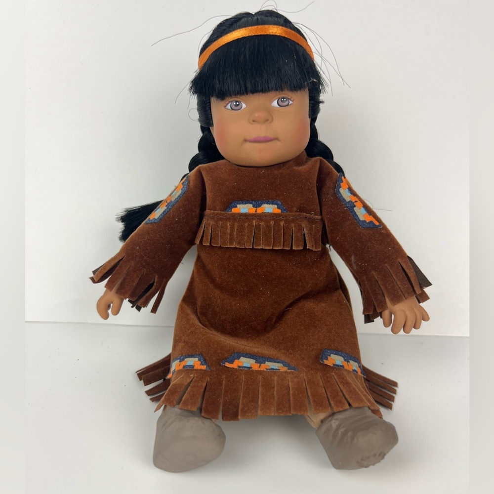 Native American Doll With Native American Clothing